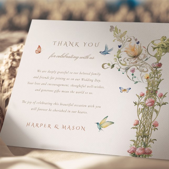 Enchanted Garden Thank You Card (Creator Uploaded)