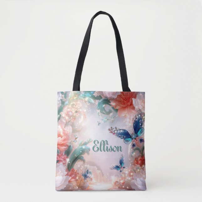 Enchanted Garden Tote Bag (Front)