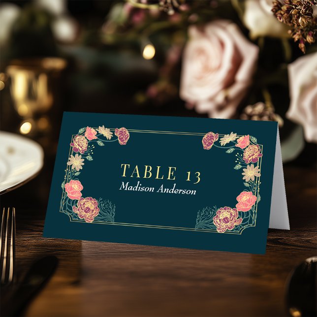 Enchanted Garden Wedding Escort Card (Creator Uploaded)