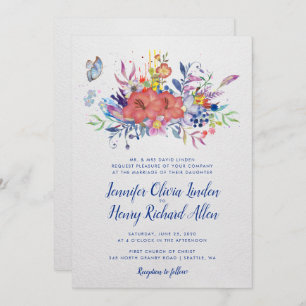 Enchanted Garden Wedding Invitation