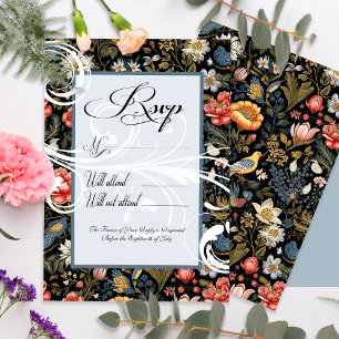 Enchanted Garden Wedding RSVP Cards