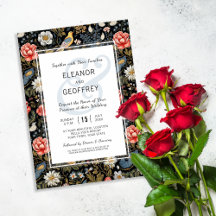 Enchanted Garden with Flowers and Birds Wedding