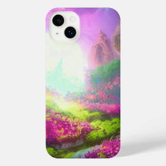Enchanted Garden with Glowing Sun iPhone 14 Plus Case