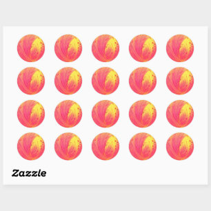 Enchanted Gardens - Pink Meadow Classic Round Sticker