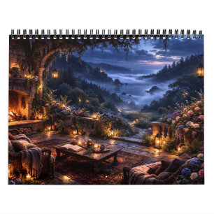 Enchanted Gothic Gardens 2027 Wall Calendar