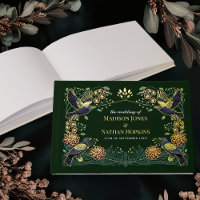 Enchanted Gothic Raven Dahlia Snapdragon Wedding
