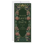 Enchanted Gothic Raven Wedding Save the Date