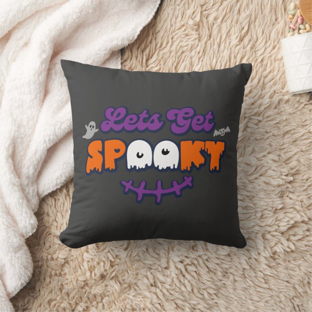 Enchanted Halloween Hauntings Let's Get Spooky Cushion (Blanket)