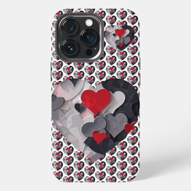 Enchanted Hearts iPhone Case (Back)