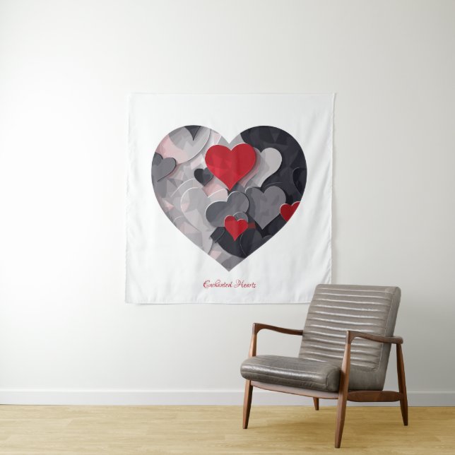 Enchanted Hearts Tapestry (In Situ)