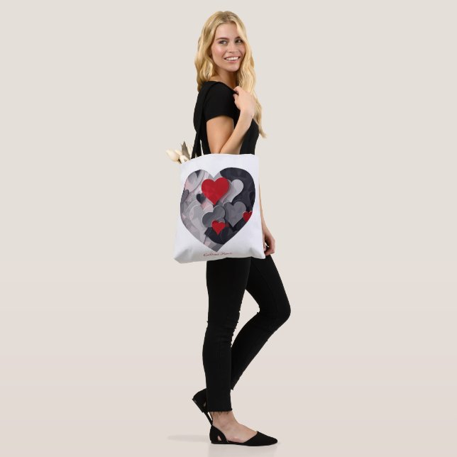 Enchanted Hearts Tote Bag (On Model)
