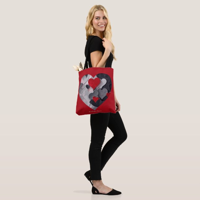 Enchanted Hearts Tote Bag (On Model)