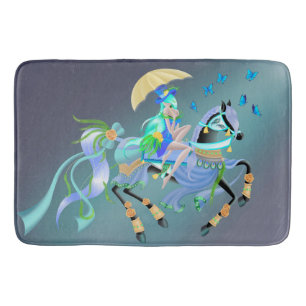Enchanted Horse Ride Bath Mat