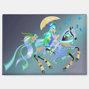 Enchanted Horse Ride  Magnet