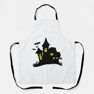 Enchanted House Haunted Halloween Apron