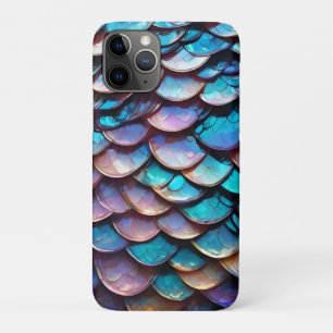 Enchanted Hues: Allure of Pastel Mermaid Scales iPhone 11 Pro Case