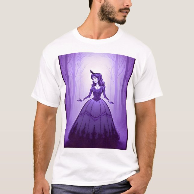 Enchanted Lady of the Twilight Forest T-Shirt (Front)