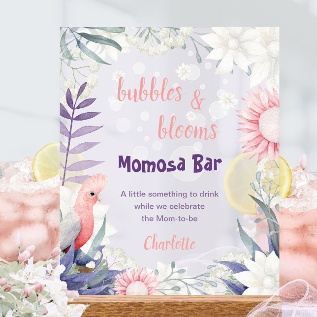 Enchanted Lavender Drink Sign Baby Shower (Enchanted Lavender Drink Sign Baby Shower ©Susanne Sachers - Sunny Mind 🌞)
