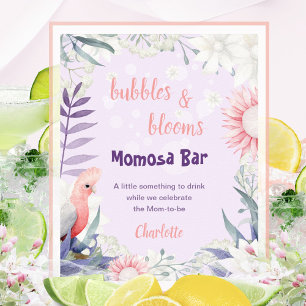 Enchanted Lavender Drink Sign Baby Shower Poster