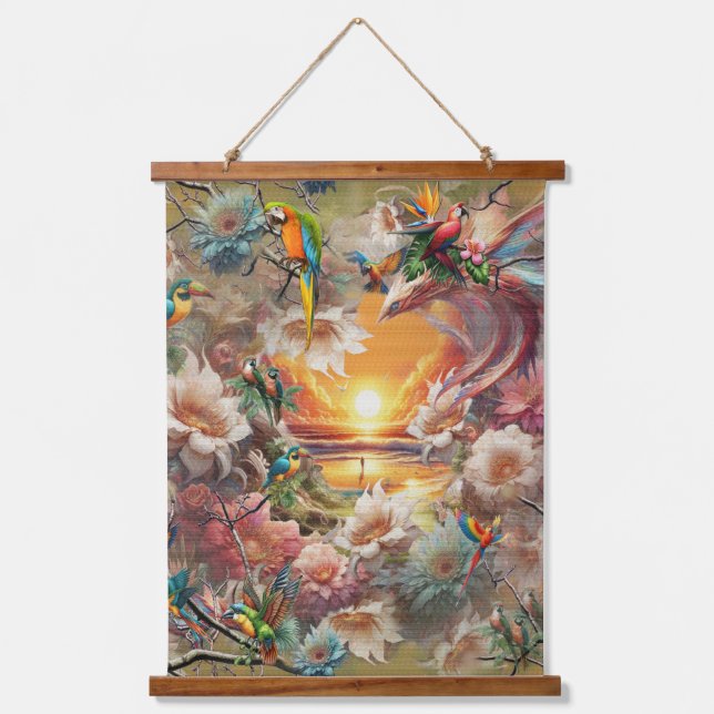 Enchanted Magical Fantasy Creations  Hanging Tapestry (Front)