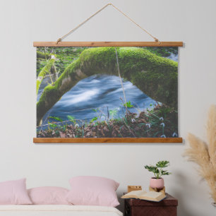 Enchanted magical forest hanging tapestry