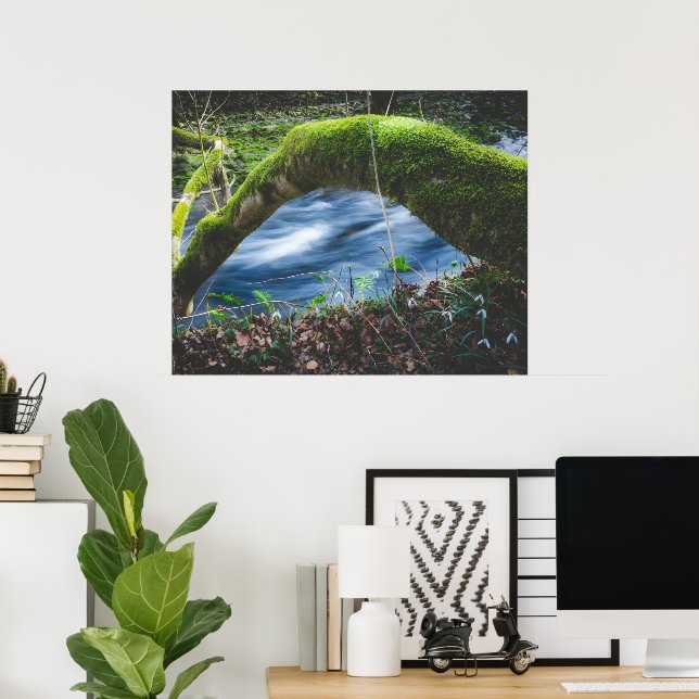 Enchanted magical forest poster (Home Office)