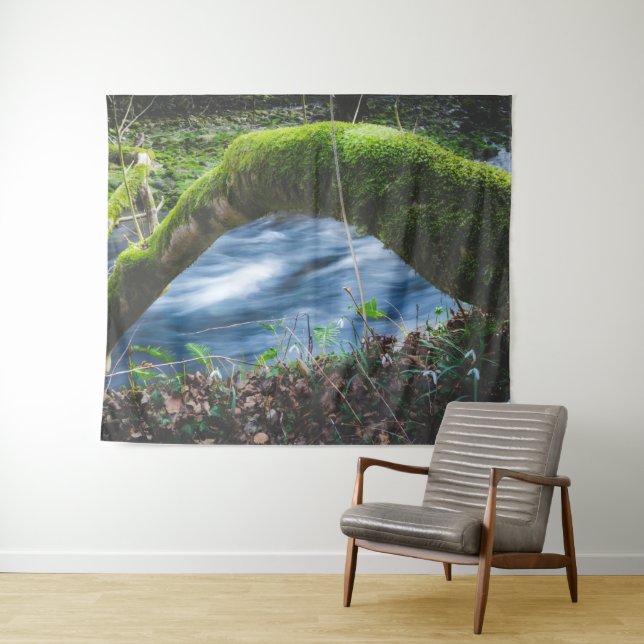 Enchanted magical forest tapestry (In Situ (Horizontal))