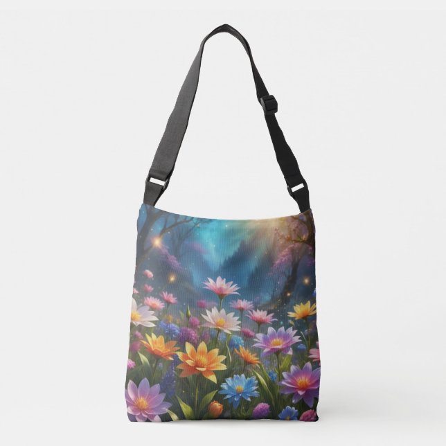 Enchanted Meadow  Crossbody Bag (Front)