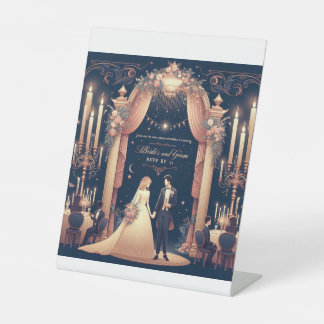 Enchanted Moments: A Night to Remember" Pedestal Sign