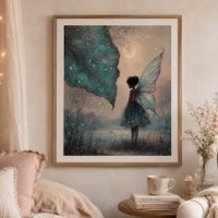 Enchanted Moonlit Leaf Fairy Fantasy Art