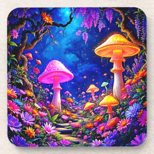Enchanted Mushroom Forest Coaster