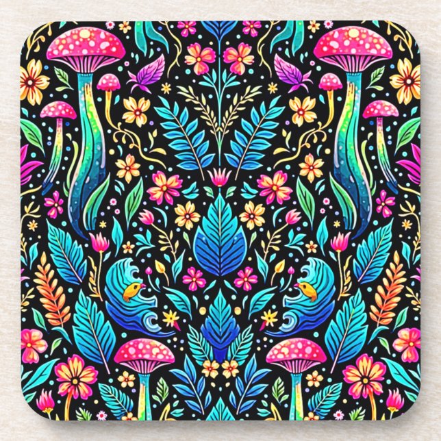 Enchanted Mushroom Forest Dream Coaster (Front)