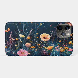 Enchanted Mushroom Forest Floor at Night iPhone 11 Pro Case