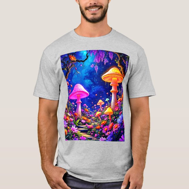Enchanted Mushroom Forest T-Shirt (Front)