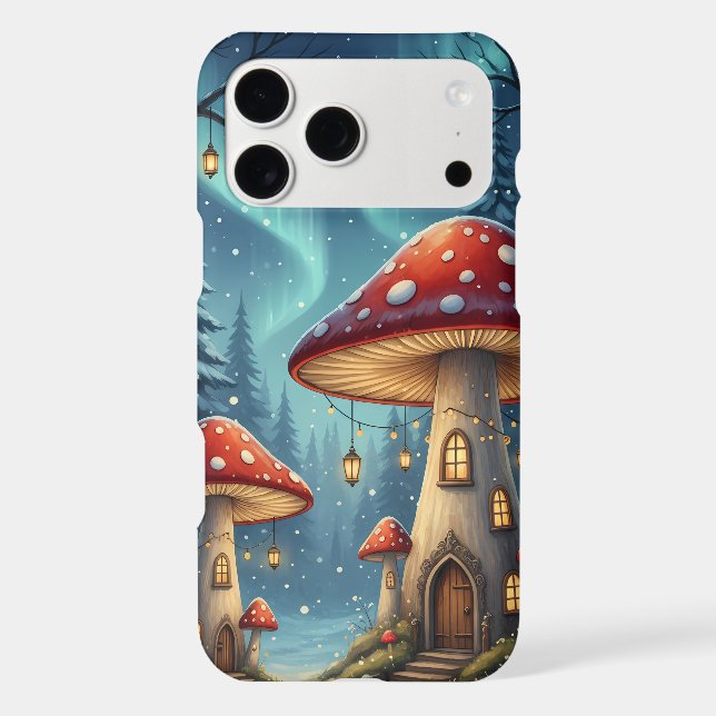  Enchanted Mushroom Glow iPhone Case – Fairycore  (Back)