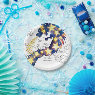 Enchanted Mystical Dragon Birthday Paper Plate