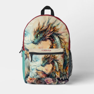 Enchanted Mythical Creature Printed Backpack