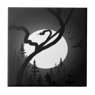 Enchanted Night Ceramic Tile