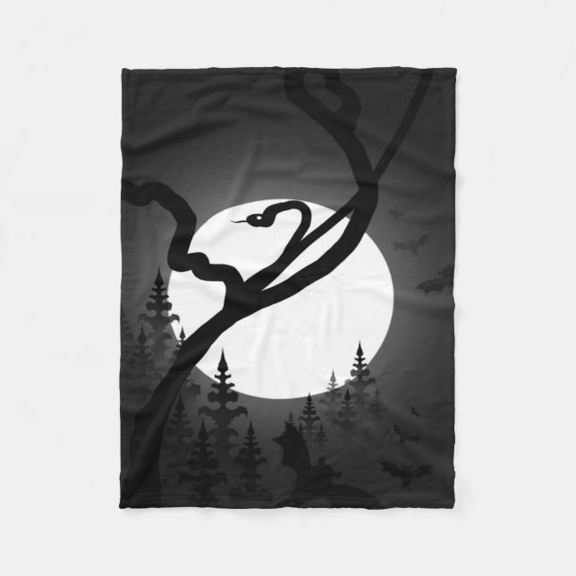 Enchanted Night Fleece Blanket (Front)