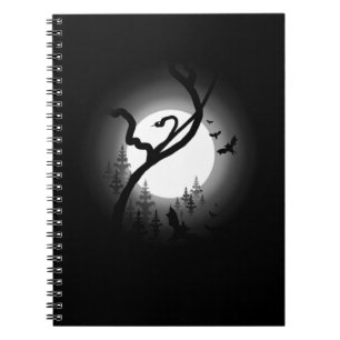Enchanted Night Forest Notebook