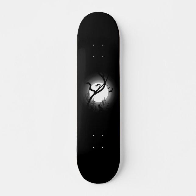 Enchanted Night Forest Skateboard (Front)