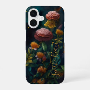 Enchanted Night Garden Celestial Dreamscape iPhone 16 Case