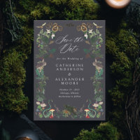 Enchanted Night Garden Gothic Botanical Wedding