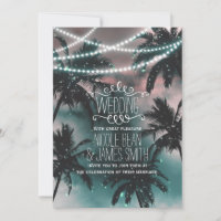 Enchanted Night Sky Evening Beach Lights Wedding