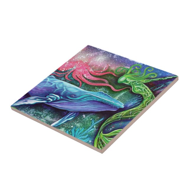 Enchanted Ocean Art Tile (Side)