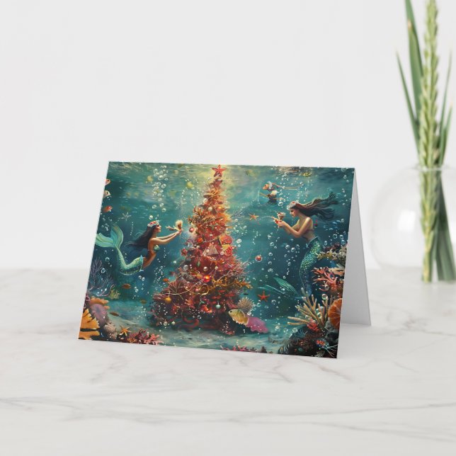 Enchanted Ocean Holiday Card (Front)