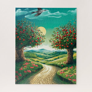 Enchanted Orchard Path Jigsaw Puzzle