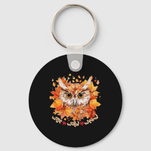 Enchanted Owl Forest Spirit Wise Wild And Weird Key Ring