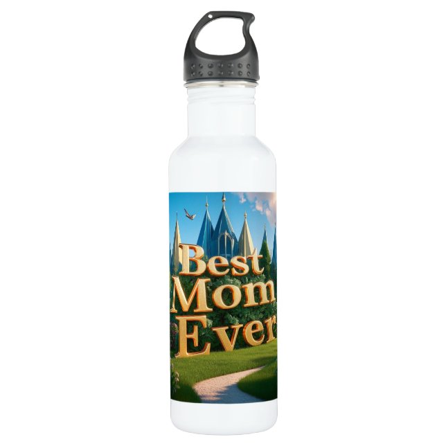Enchanted Palace Grounds 710 Ml Water Bottle (Front)