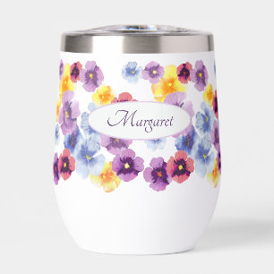 Enchanted Pansy Colourful Floral Garden Party